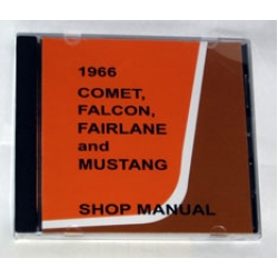 1966 Comet,Falcon,Fairlane and mustang Shop manual CD